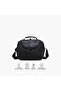 Textured Insulated Lunch Bag with Carry Handle and Zip Closure - 4