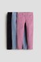 3-pack corduroy jeggings