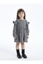 Lcw Baby Anthracite Crew Neck Long Sleeve Baby Girl Dress - 2