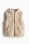 Hooded pile gilet - 7
