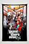 Gta Printed Wall Covering – Gamer-Themed, High-Quality Fabric, Tapestry Wall Carpet - 2