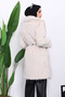 Stone Belted Lined Fur Coat - 4