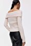 Rib-knit off-the-shoulder top - 4