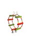 Wheel Type Toy with Bell (25 x 7.5 cm) for Bird - 3