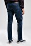 Harry Men's Straight Regular Cut Regular Waist Straight Leg Jean Trousers Blue - 3