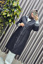 Women's Hijab Clothing Plus Size French Size Transitional Trench Coat - 2