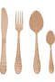 24-Piece Flatware Cutlery Set for 6 People