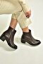 V555567203 Brown Low Heel Comfort Orthopedic Sole Women's Boots - 3