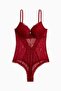Lace push-up thong body - 5