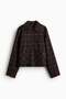 Corduroy-collar twill jacket - 4