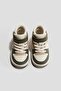 Colour-blocked hi-top trainers - 2