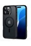 iPhone 16 Pro Max Case - MagSafe Compatible, Shockproof Military-Grade HaloLock (Frosted Black)