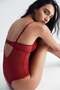 Lace push-up thong body - 4