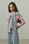 Square Piece Scarf Gray Melange - 3