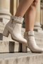 Rope Detail Block Heel Women's Autumn Boots - Rope Detail Block Heel Boots - 3