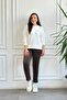 Elastic Waist Velvet Skinny Pants - 3