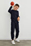 Hooded Zippered Unisex Kids Tracksuit Set - 3