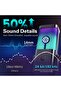 USB Microphone for PC, RGB Gaming Microphone with Mute Button, Gain Control, Monitoring Headpho - 5