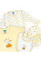 5 piece Sets include Bib, Romper, Mittens, Cap and Sleepsuit, 3-6 Months , Yellow - 7