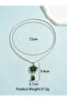 Embellished Flower Drop Beaded Necklace - 6