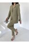 Women's Stone Detailed Jacket Trousers Suit - 8