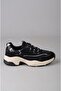 Seç 34120 thick soled women's sneakers black - 4