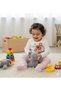 Baby Girl Printed Snap Fastener Top and Bottom Two-Piece Casual Set 6-18 Months - 3