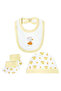 5 piece Sets include Bib, Romper, Mittens, Cap and Sleepsuit, 3-6 Months , Yellow - 4