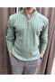Stand-Up Collar Knitwear Men's Sweater - 7