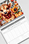Cute Cow Autumn Themed A5 Spiral Bound To-Do List Weekly Planner - 8