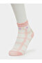 Pack of 5 - Girls Flower Pattern Socks - 8