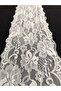 White Floral Intermediate Pattern Lace - 4