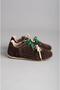 Seç 33122 Genuine Leather Double Lace-Up Sneakers Brown Suede - 3