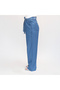 Ladies Casual Wear – Mid Blue Lightweight Loose-Fit Cotton Denim Pants, LLJ33230-MID - 3