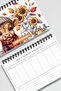 Cute Cow Autumn Themed Model:2 A5 Wire-O Spiral To-Do List Weekly Planner - 8