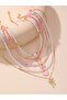 5pcs Assorted Pendant Beaded Necklace Set - 3