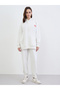 Off White Longline Hoodie and Joggers Co-ords - 3