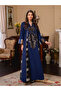 Graphic Print Thick Striped Detail Jalabiya - 2