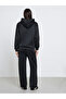 Black Patch Detail Hoodie and Joggers Set - 5