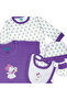 5 piece Sets include Bib, Romper, Mittens, Cap and Sleepsuit, 3-6 Months , Purple - 7