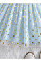 Bow Detail Ruffled Long Sleeve Mesh Dress - 4