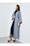 Solid Open Front Abaya - 3