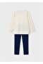 Girl's Sweatshirt Denim Leggings 2-Piece Set 4788 - 4