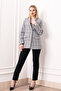 Women's Sax Buklet Elegance Single Button Jacket Stylish Daily Comfortable 8629
