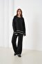 Basic Oversized Crew Neck Knitwear Bottom-Top Set Aw25Au0031 - 4