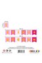 Gilded Happy Birthday Lettering Pink Gold Lettering, 125 cm × 2 Rows, Colorful, Party, Celebration, Birthday - 4