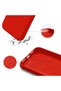 Soft Silicone iPhone 12 Pro Max Case, Microfiber Inside, Protection, Slim, Red - 4