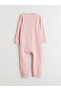 Crew Neck Baby Girl Jumpsuit - 2