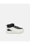 Boys White And Black High Top Sneakers