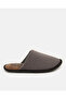 Men Taupe Plain Slippers